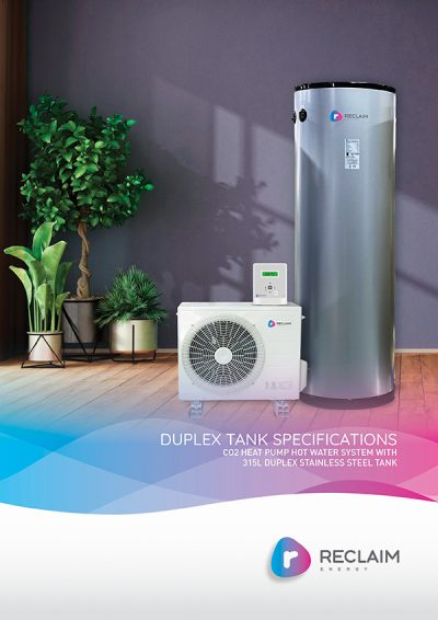 Reclaim Commercial Tank Specifications